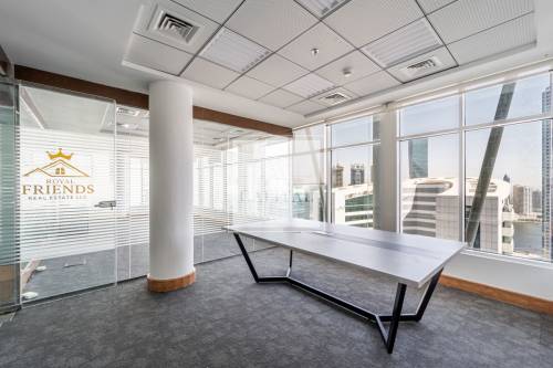 FITTED WITH PARTITONS|HIGHER FLOOR|BURJ & CANAL V