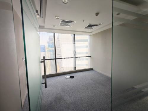 Fitted with Glass Partitions | WR & Pantry Inside